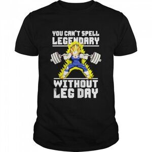 You Cant Spell Legendary Without Leg Day Retro Fitness Statement Collector  05